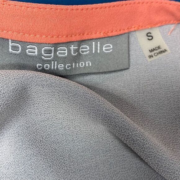Bagatelle Collection Grey & Blue Sleeveless Dress Size Small NWT - Picture 5 of 6